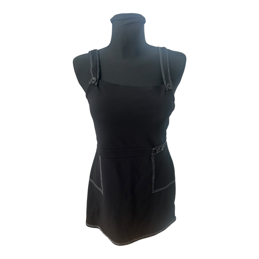 Primark Damen Kleid Schwarz Trägerkleid Elegant Freizeit Gr 42