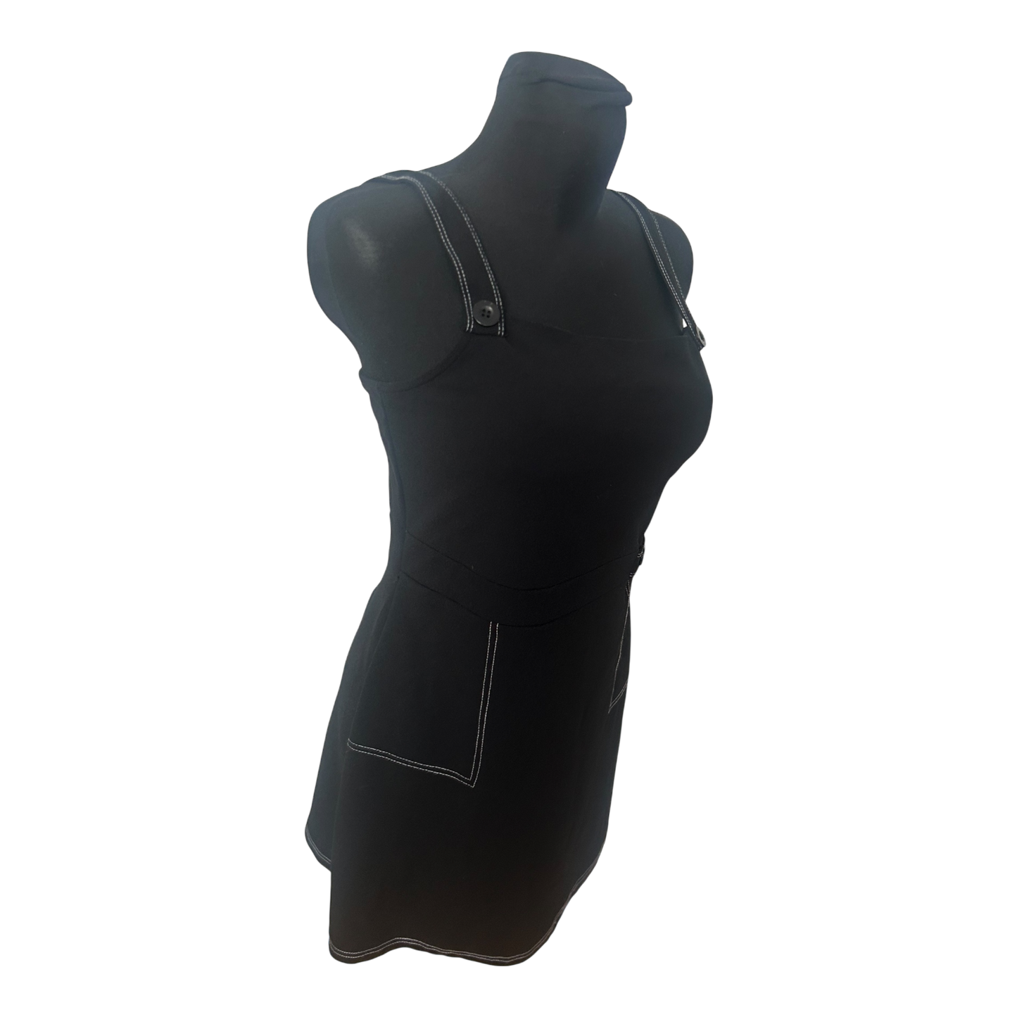 Primark Damen Kleid Schwarz Trägerkleid Elegant Freizeit Gr 42