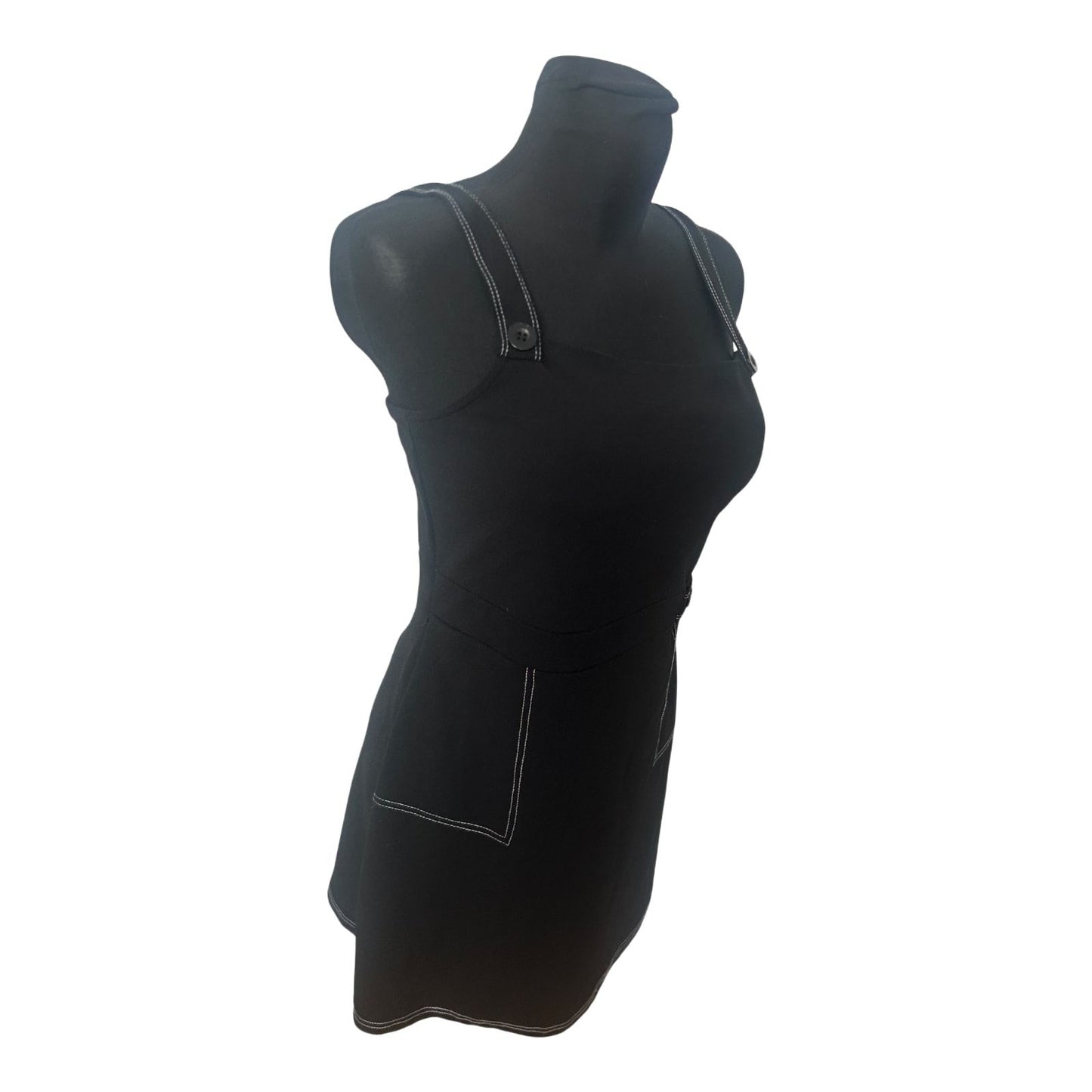 Primark Damen Kleid Schwarz Trägerkleid Elegant Freizeit Gr 42