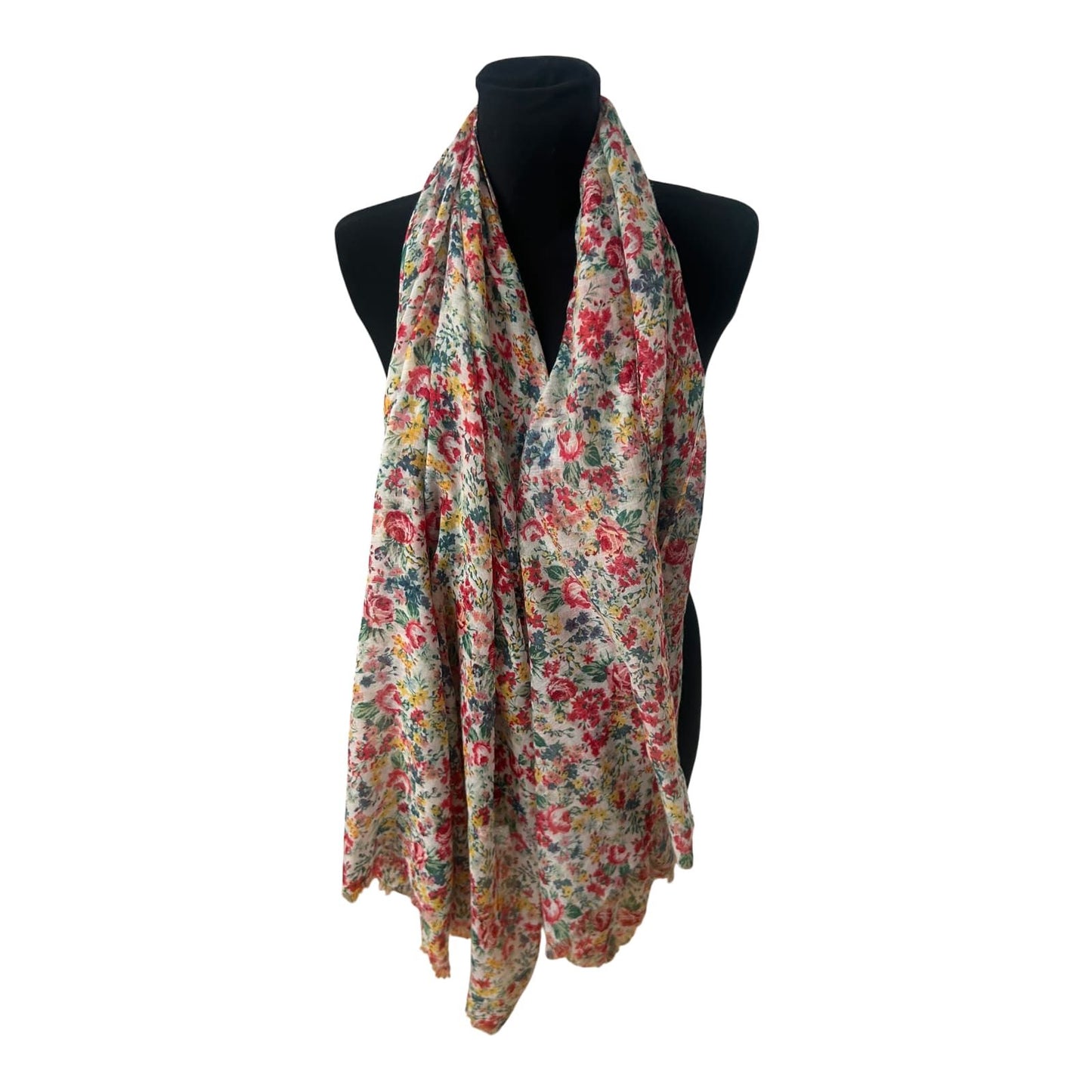Damen Schal Antonio floral bunt leicht weich Polyester Frühling Sommer