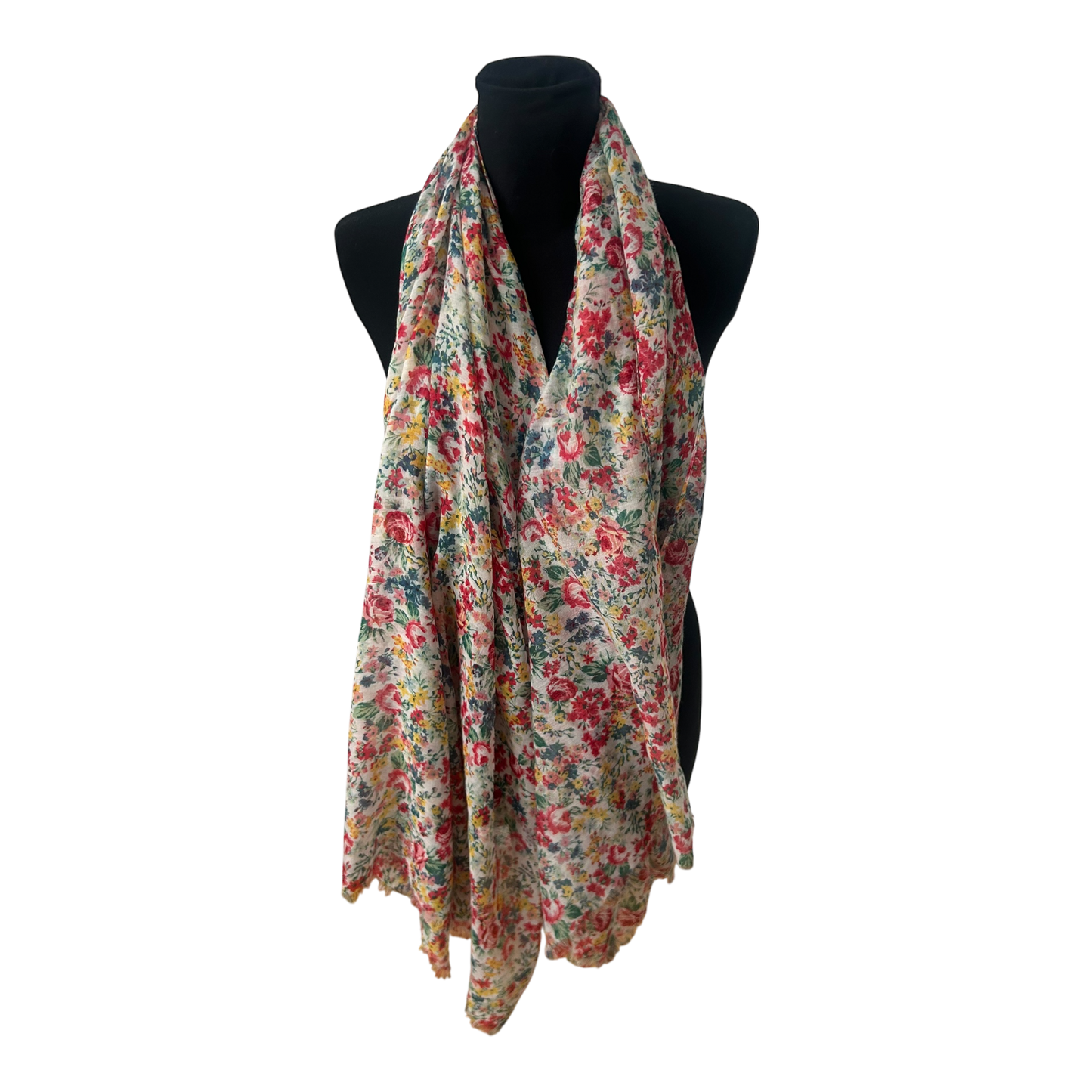 Damen Schal Antonio floral bunt leicht weich Polyester Frühling Sommer