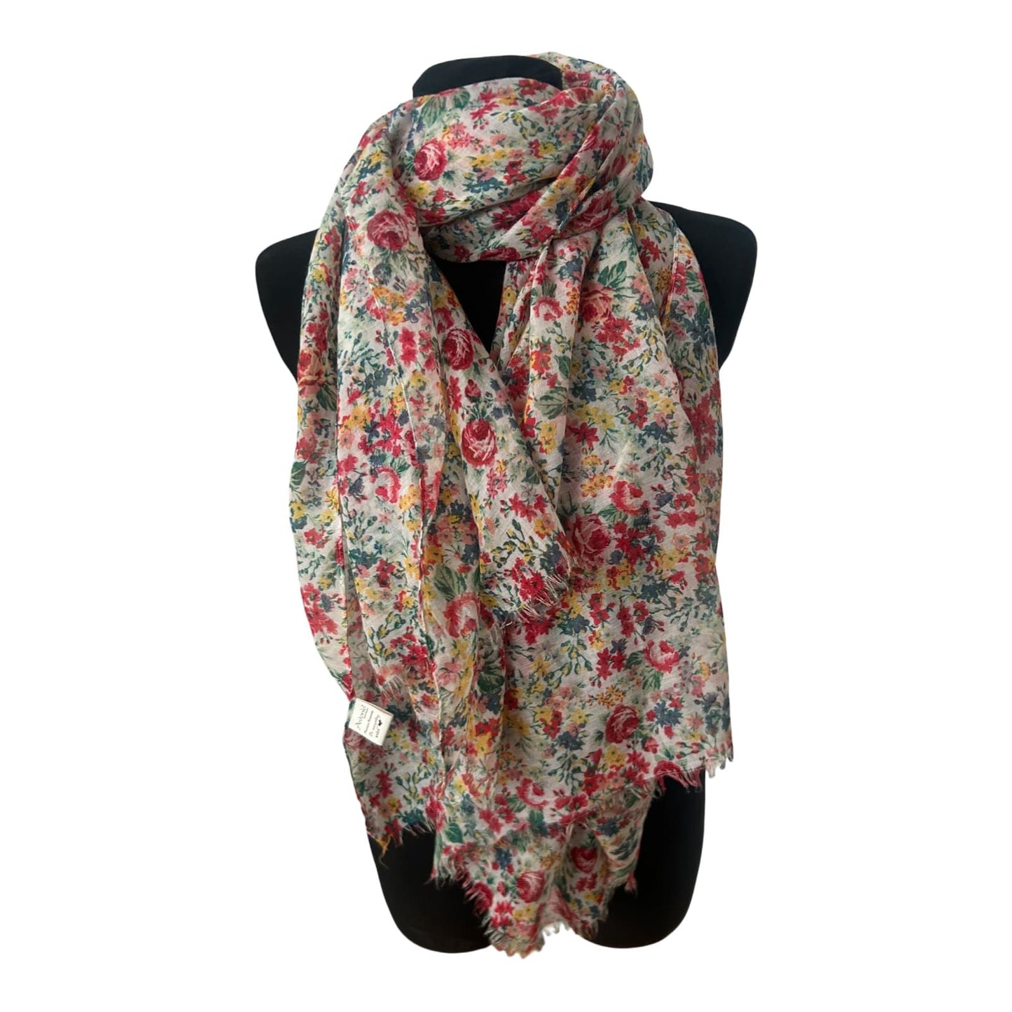 Damen Schal Antonio floral bunt leicht weich Polyester Frühling Sommer