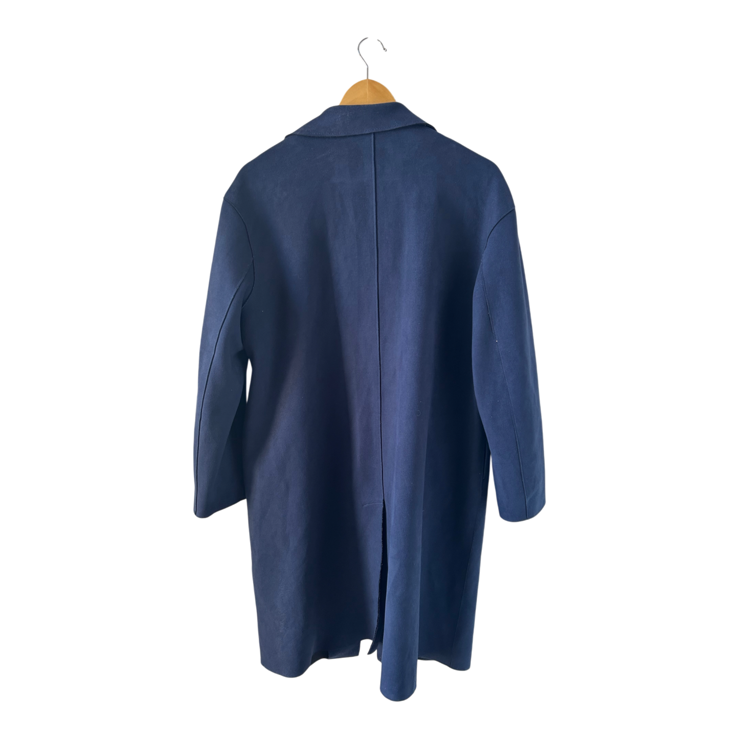 C&A Mantel Damen Gr 38 Blau Übergangsmantel Klassisch Elegant Einreiher Jacke