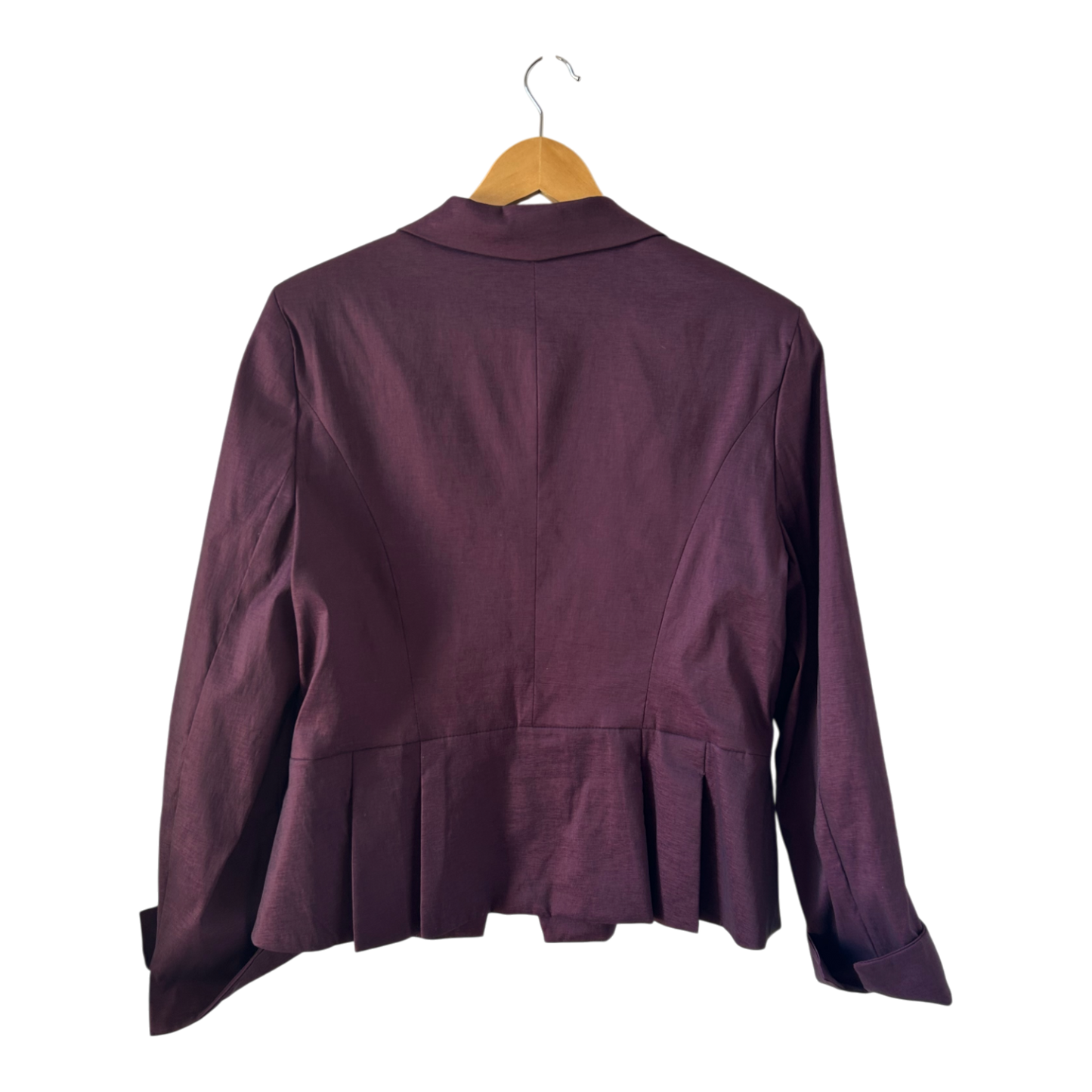 Star Night Blazer Damen Gr 46 Weinrot Schulterpolster Elegant Business Jacke