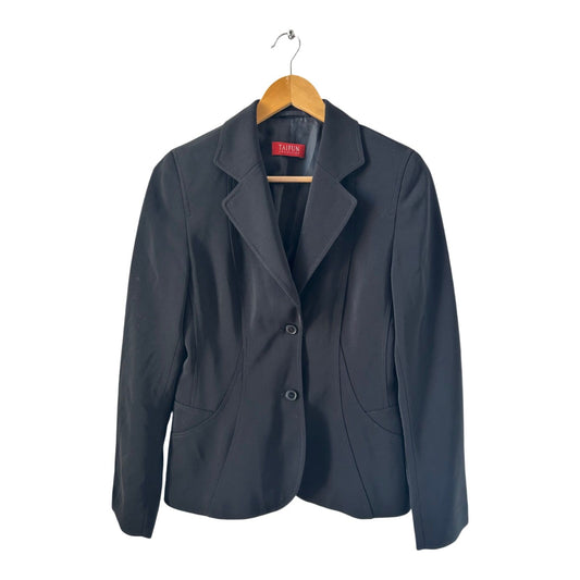Taifun Blazer Damen Gr 34 Schwarz Klassisch Elegant Businessjacke Polyester