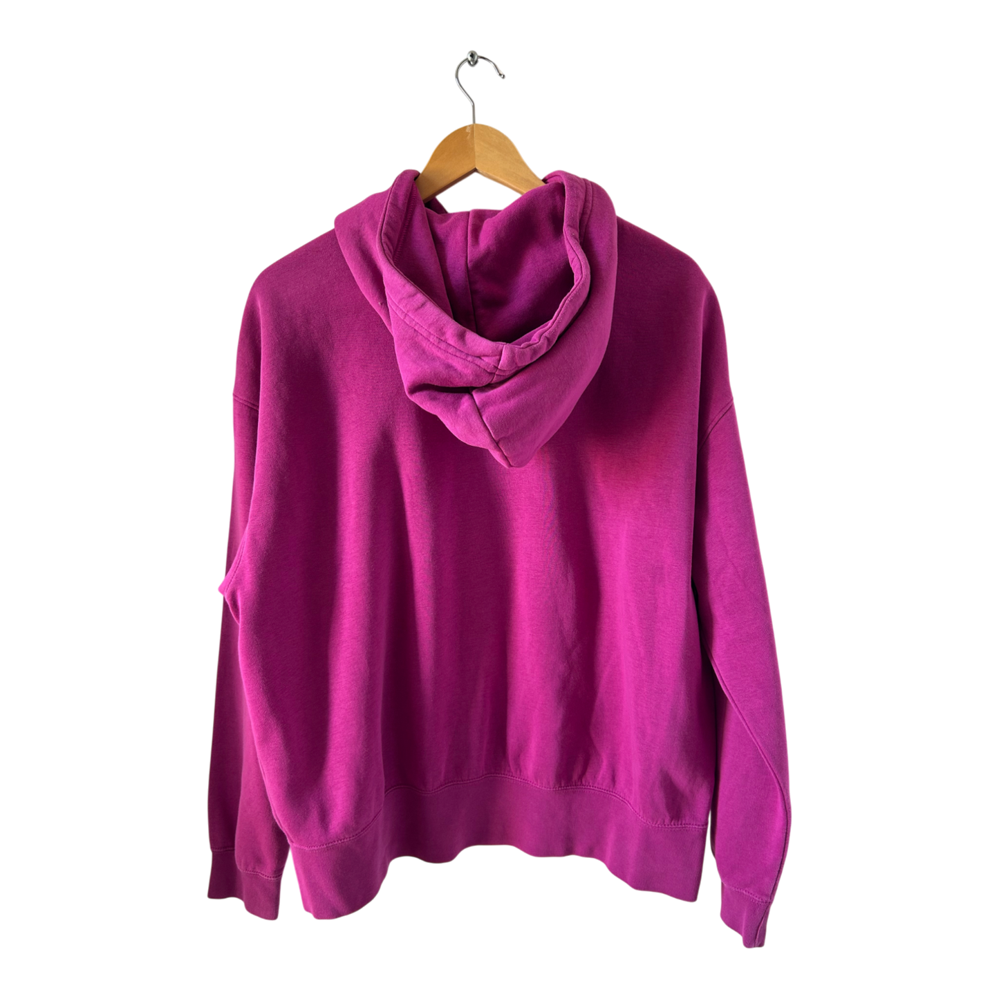 Nike Hoodie Damen M Pink Fuchsia Kapuzenpullover Sweater Baumwolle Sport Casual