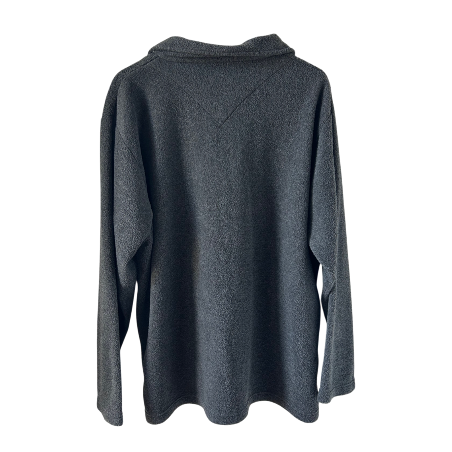 Jan Paulsen Fleece Pullover Herren XL Grau Langarm Halbzip Warm Freizeit Classic