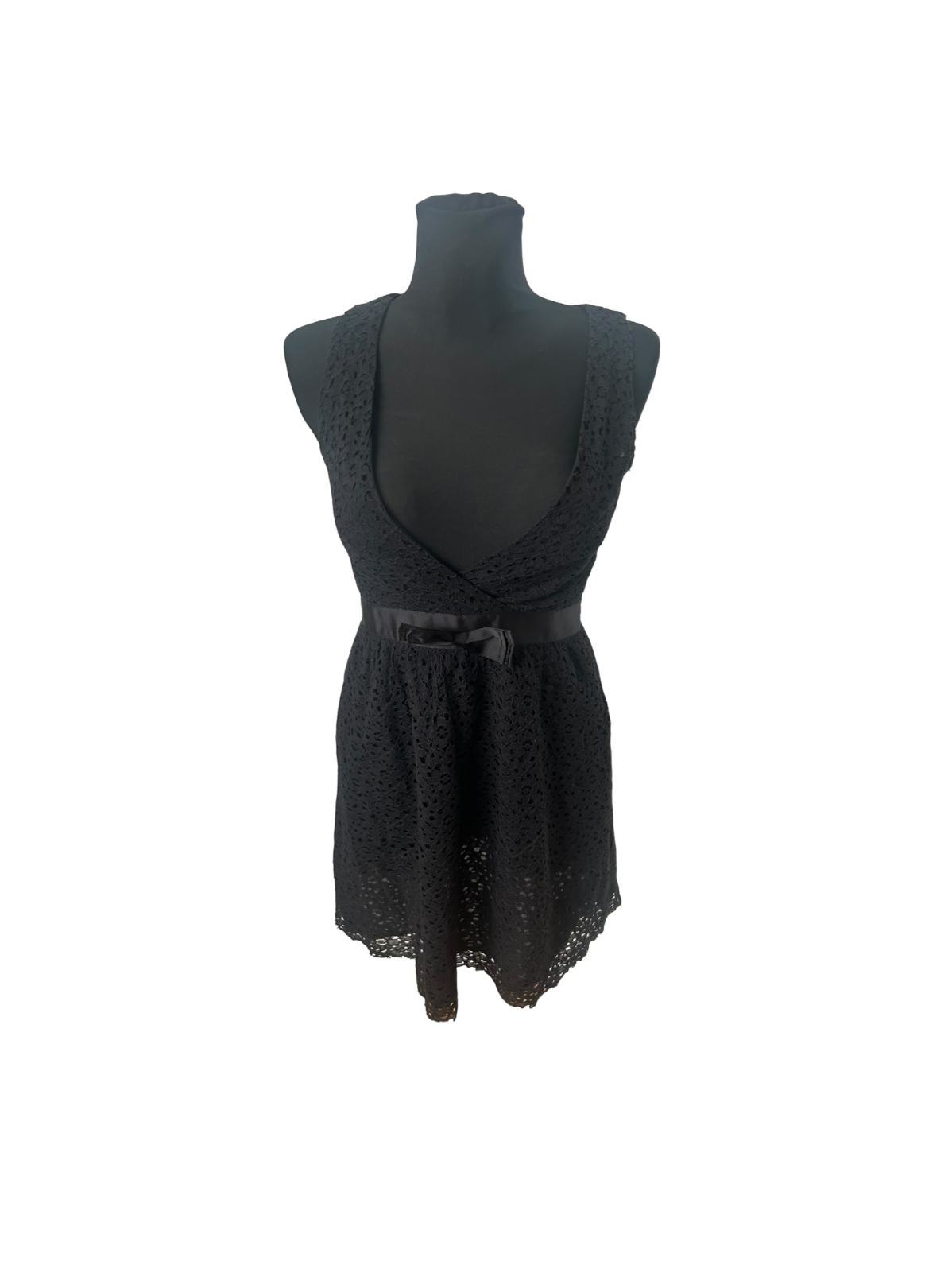 Core Oxygen Kleid Damen Gr S Schwarz Spitze Elegant Party Baumwolle Nylon