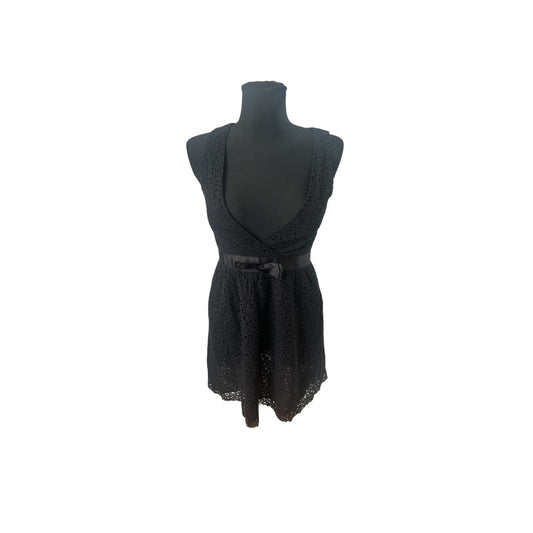 Core Oxygen Kleid Damen Gr S Schwarz Spitze Elegant Party Baumwolle Nylon