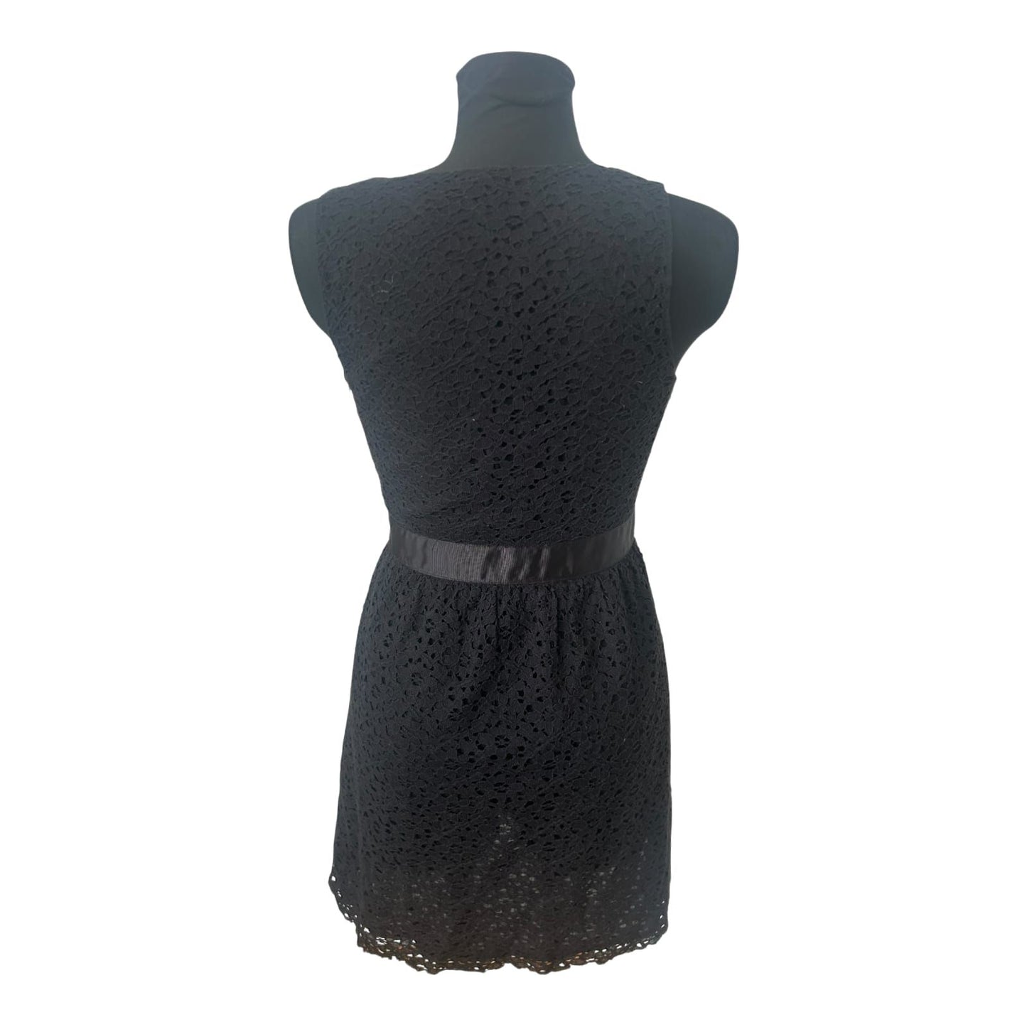 Core Oxygen Kleid Damen Gr S Schwarz Spitze Elegant Party Baumwolle Nylon