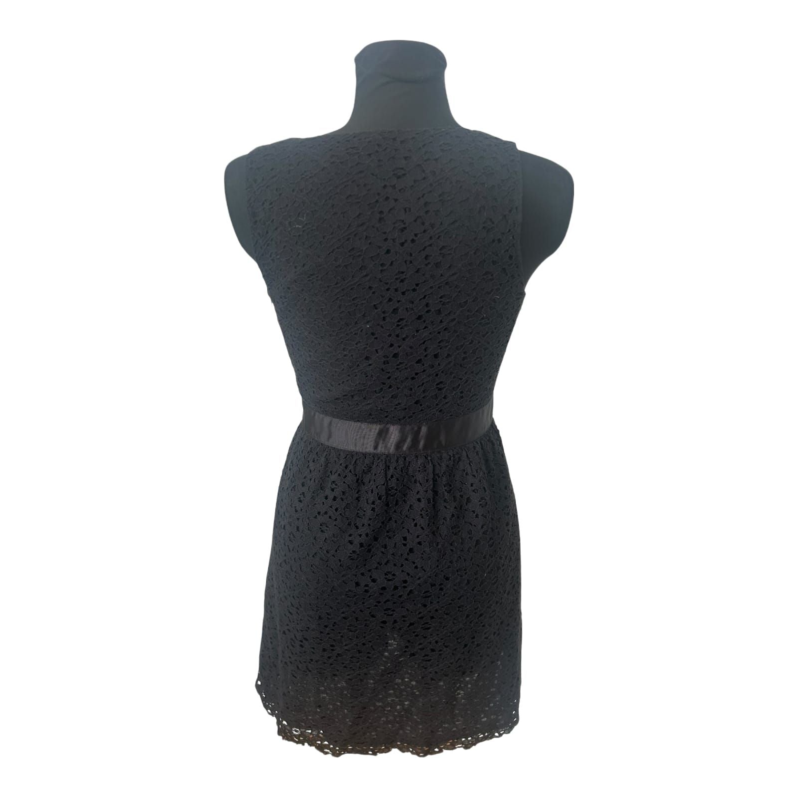 Core Oxygen Kleid Damen Gr S Schwarz Spitze Elegant Party Baumwolle Nylon