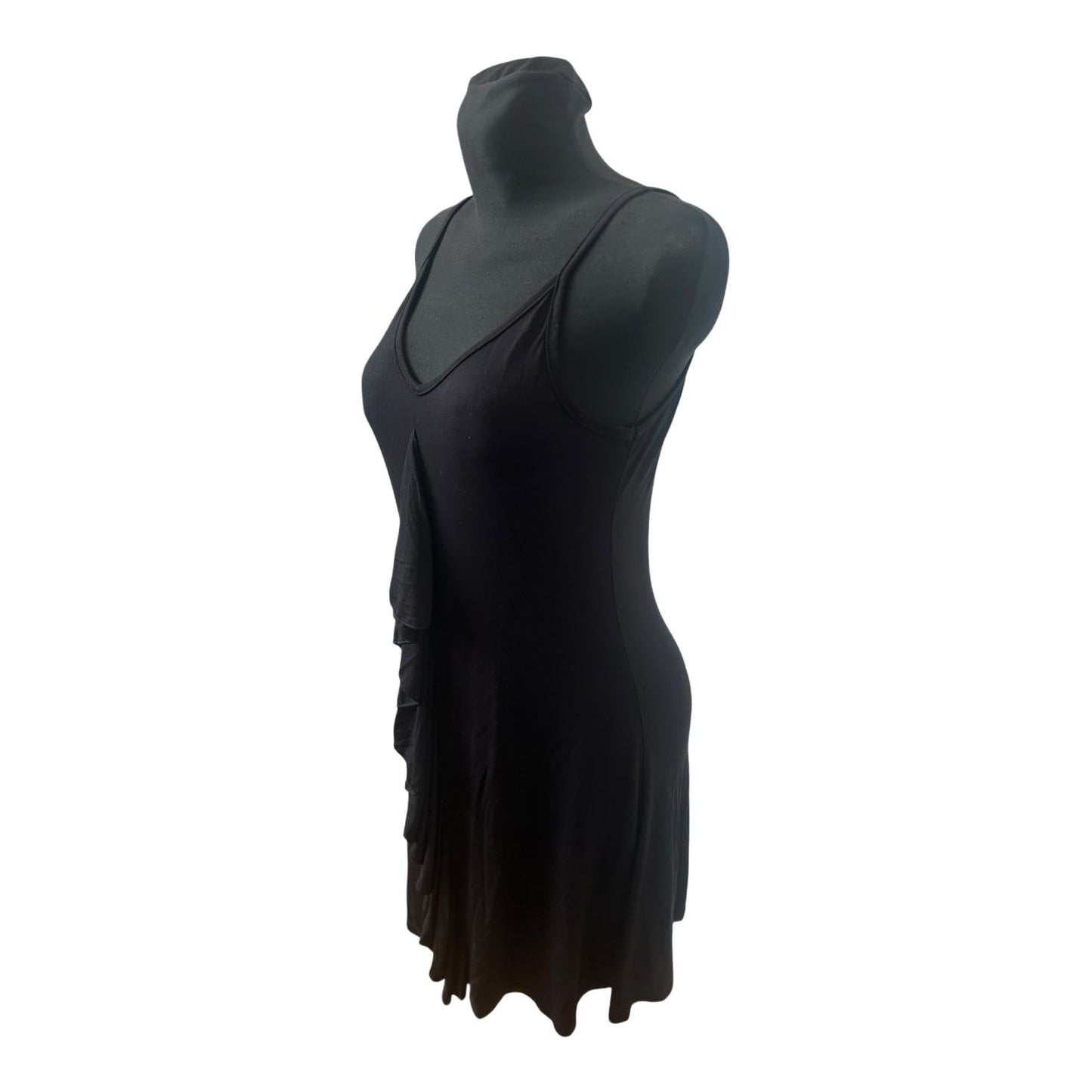 Destiny Wear Damenkleid Gr S Schwarz Ärmellos Sommerkleid Rüsche