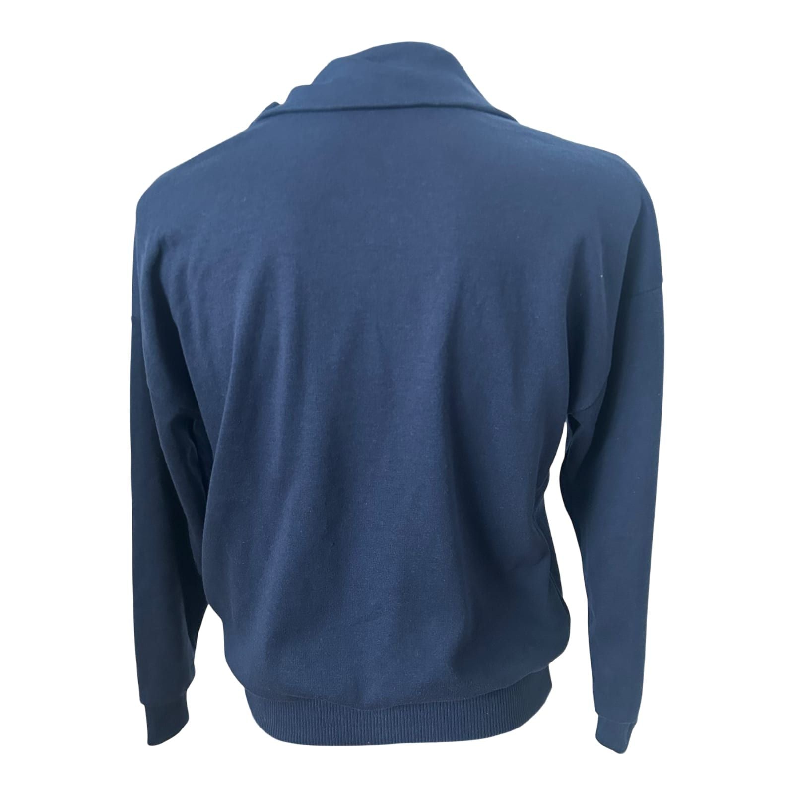 Plantier Vintage Herren Strickjacke Blau Gr M 25 50 Reißverschluss Retro