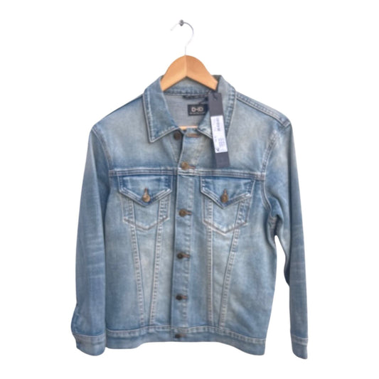 D-ID Damen Jeansjacke Gr XS Blau 80s Jacket Baumwolle Elasthan Poly Neu Etikett