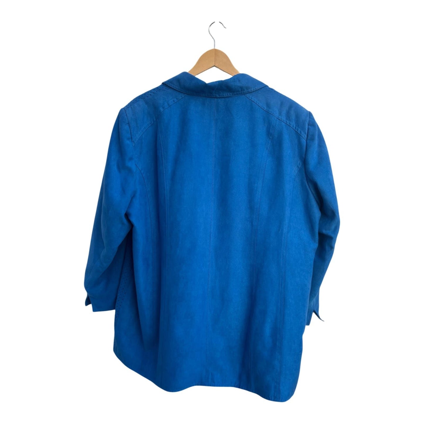 Julietta Damen Jacke Gr 48 50 Blau Polyester Futter Leicht Elegant Klassisch Chic