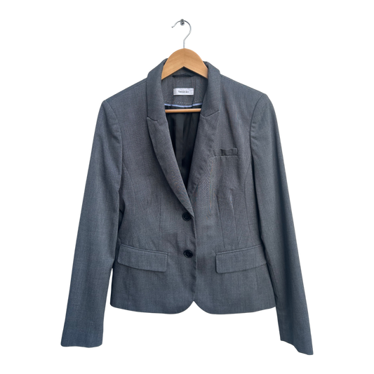Yessica Blazer Damen Gr 40 Grau Klassisch Elegant Businessjacke Vintage