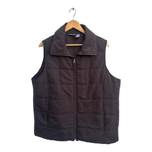 Canda Weste Damen Gr 44 Braun Steppweste Warm Gefüttert Übergangszeit Freizeit