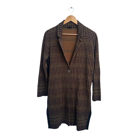 S Oliver Black Label Matel Damen Gr 40 Braun Muster Baumwolle elegant hochwertig