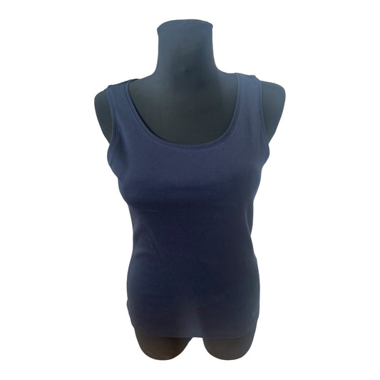 Marc Adam Damen Top Gr 40 Blau Bio Baumwolle Basic Modell Silke