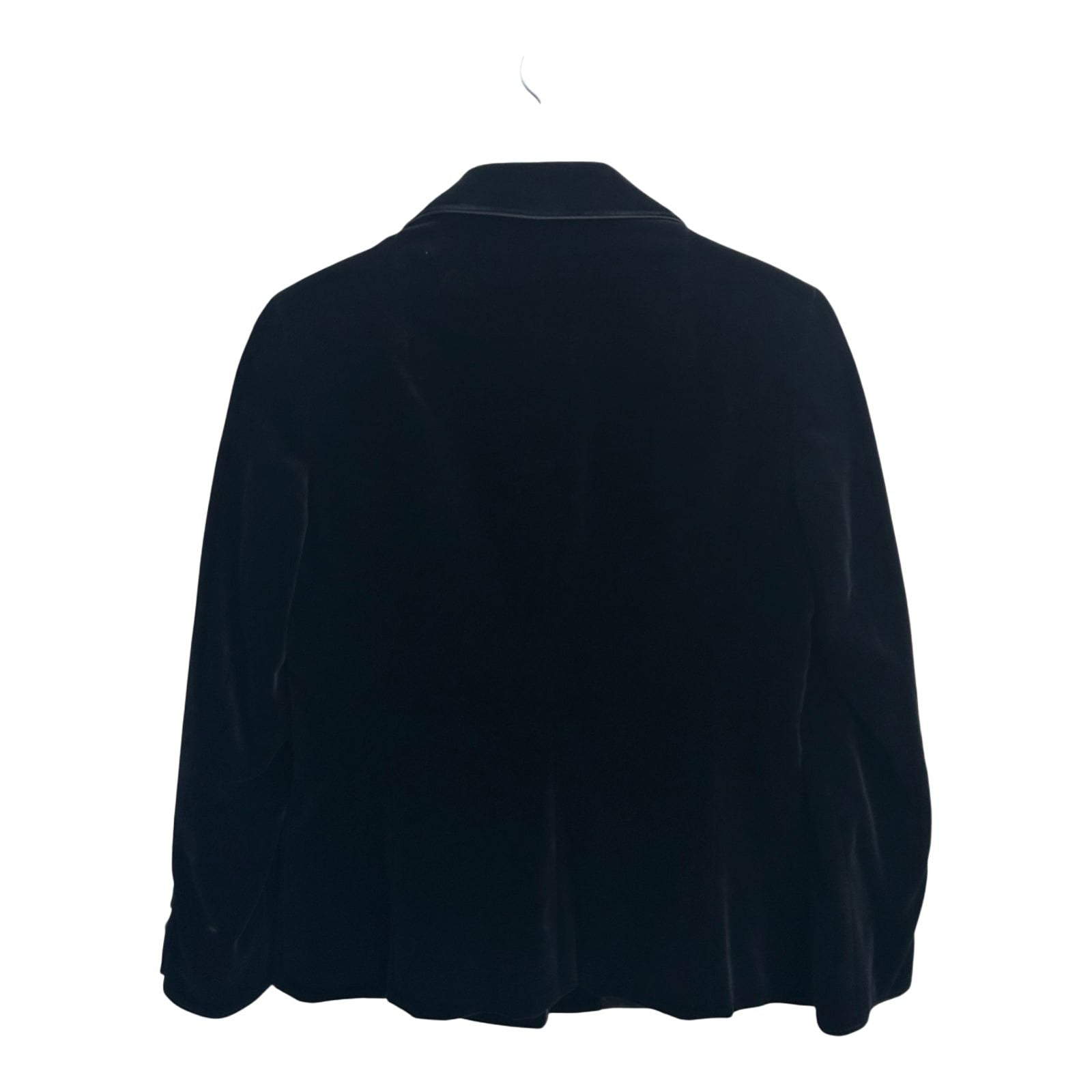 Ralph Dress Blazer Damen Gr S Schwarz Samt Elegant Vintage Perlmuttknöpfe