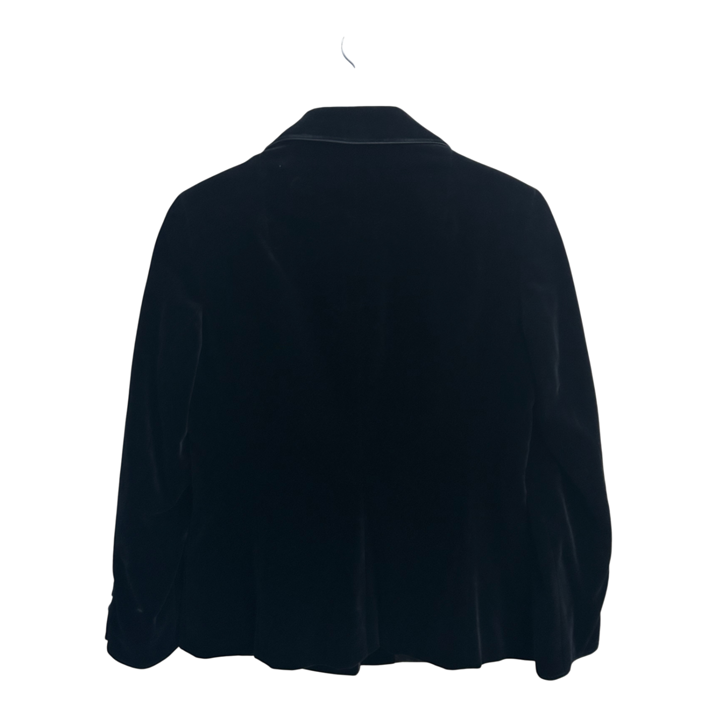 Ralph Dress Blazer Damen Gr S Schwarz Samt Elegant Vintage Perlmuttknöpfe