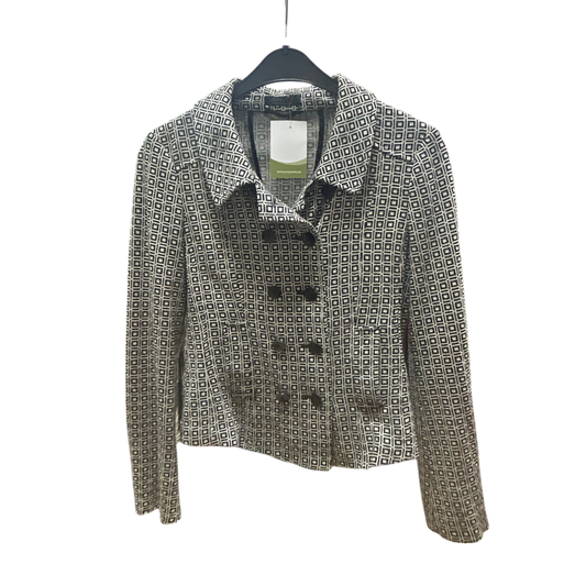 🖤 Apanache Blazer 34 – Schwarz-Weiß, Elegant & Modern