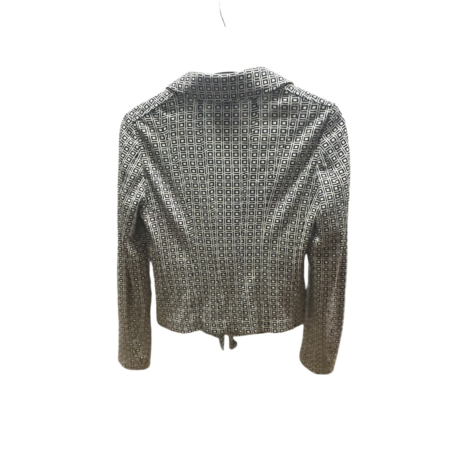🖤 Apanache Blazer 34 – Schwarz-Weiß, Elegant & Modern