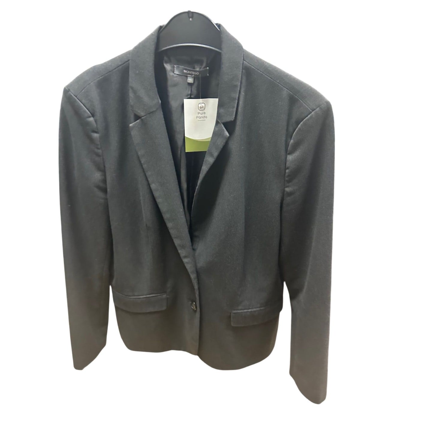 Montego Blazer Anthrazit Gr 42 Klassisch Gefüttert Stretch Business Elegant