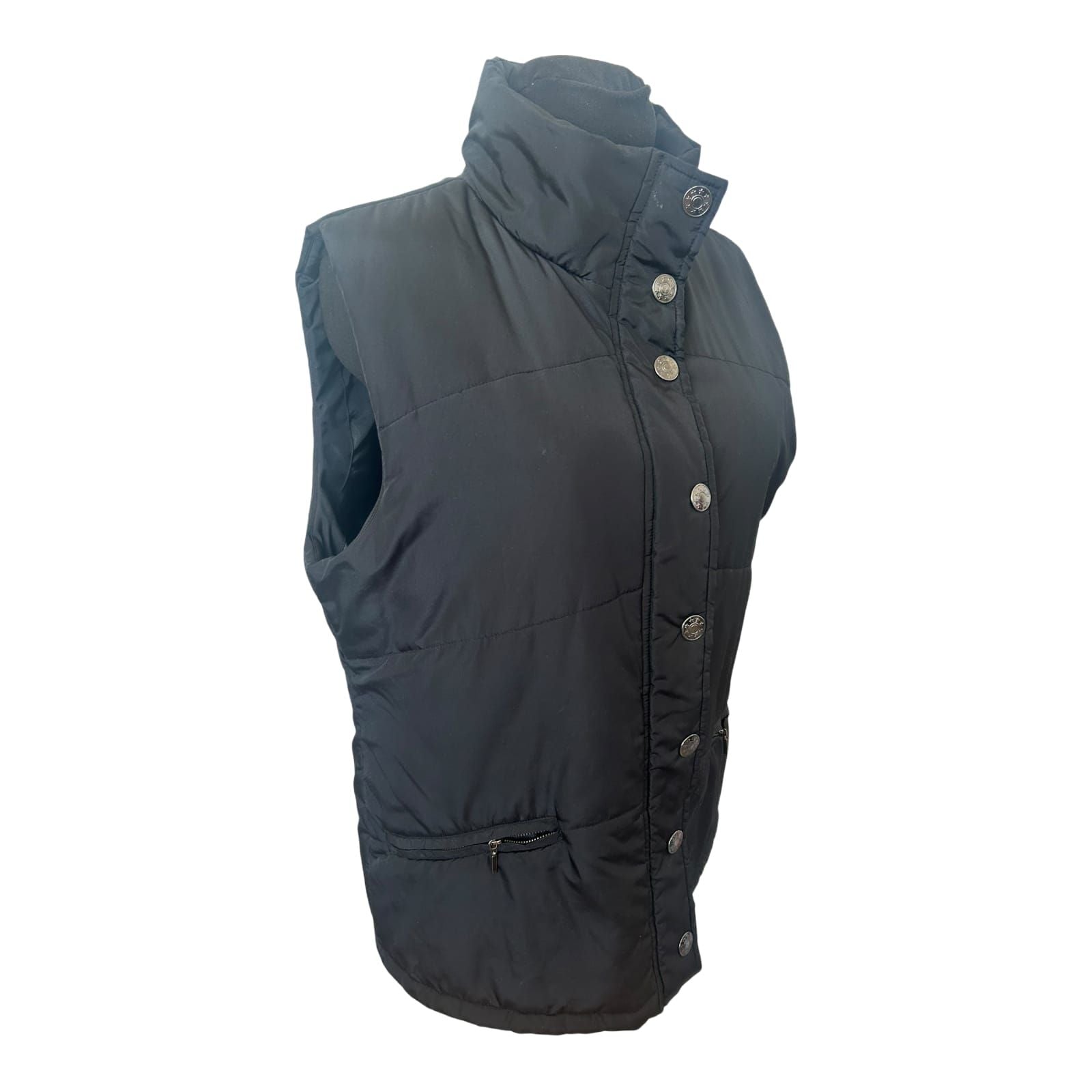 Infinity Weste Damen Gr 44 Schwarz Stepp Gefuettert Reissverschluss Warm