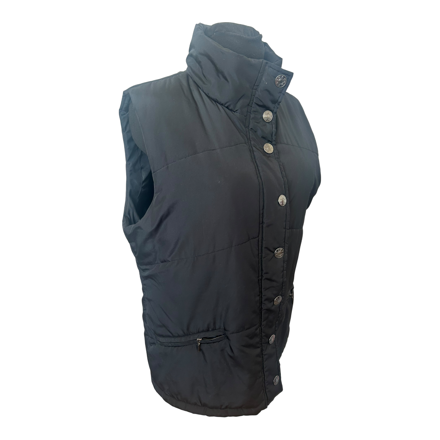 Infinity Weste Damen Gr 44 Schwarz Stepp Gefuettert Reissverschluss Warm