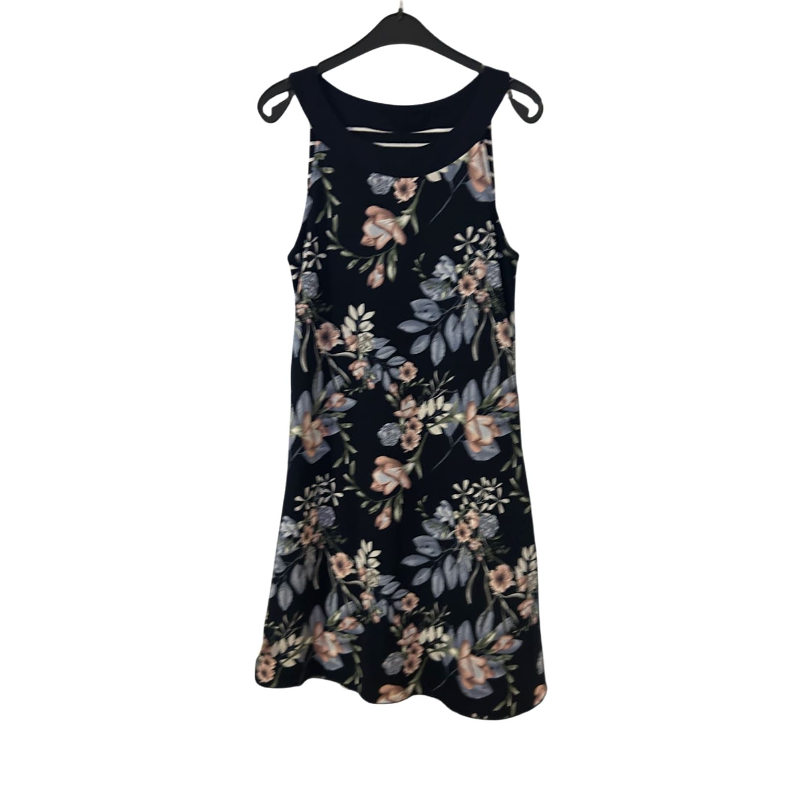 Gina Kleid Damen Dress Damenkleid Gr. S Wende Look Viskose Muster 2 in 1 Style