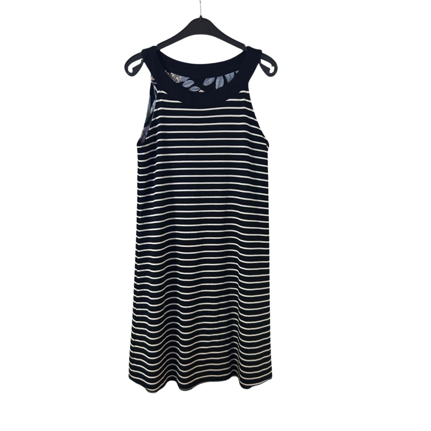 Gina Kleid Damen Dress Damenkleid Gr. S Wende Look Viskose Muster 2 in 1 Style