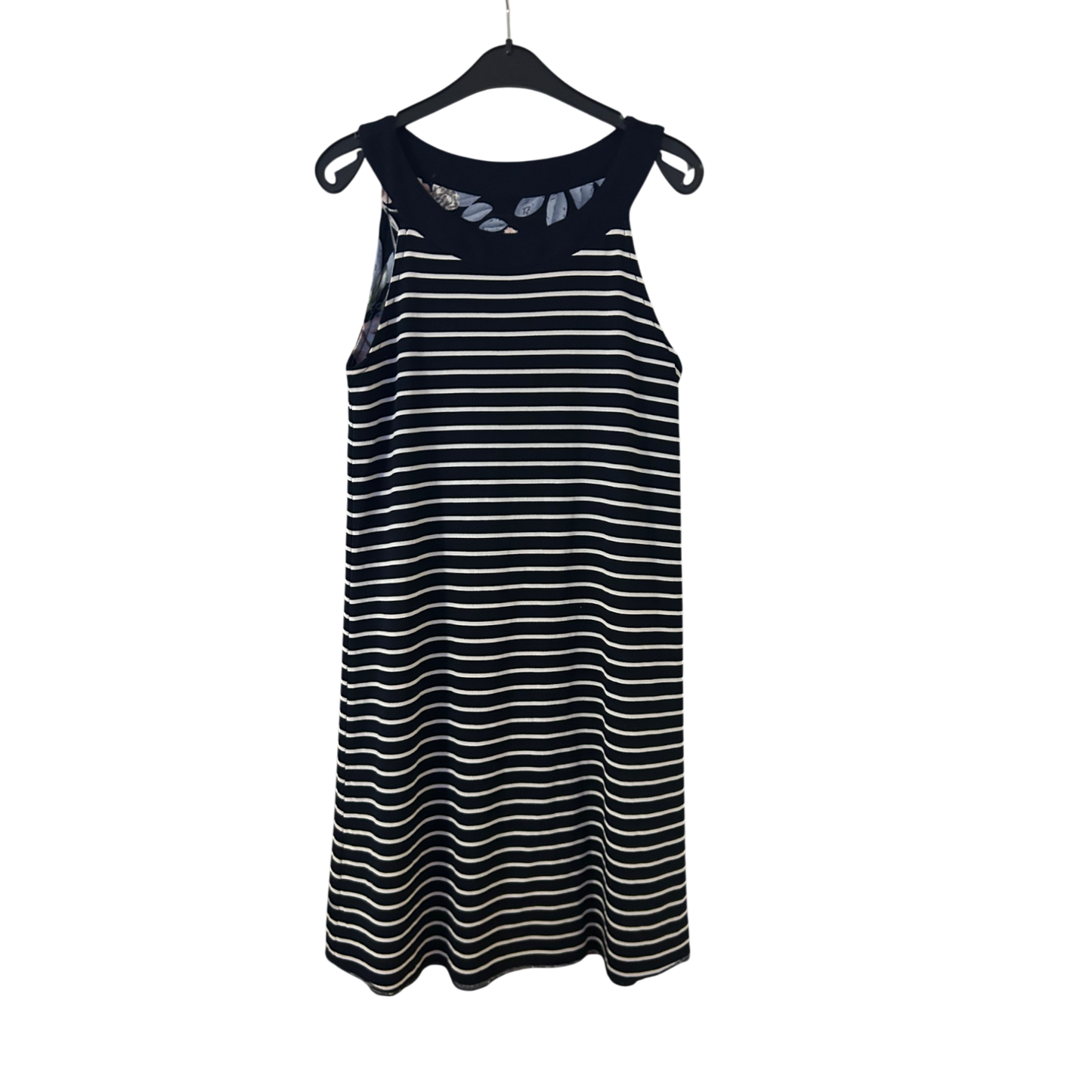 Gina Kleid Damen Dress Damenkleid Gr. S Wende Look Viskose Muster 2 in 1 Style