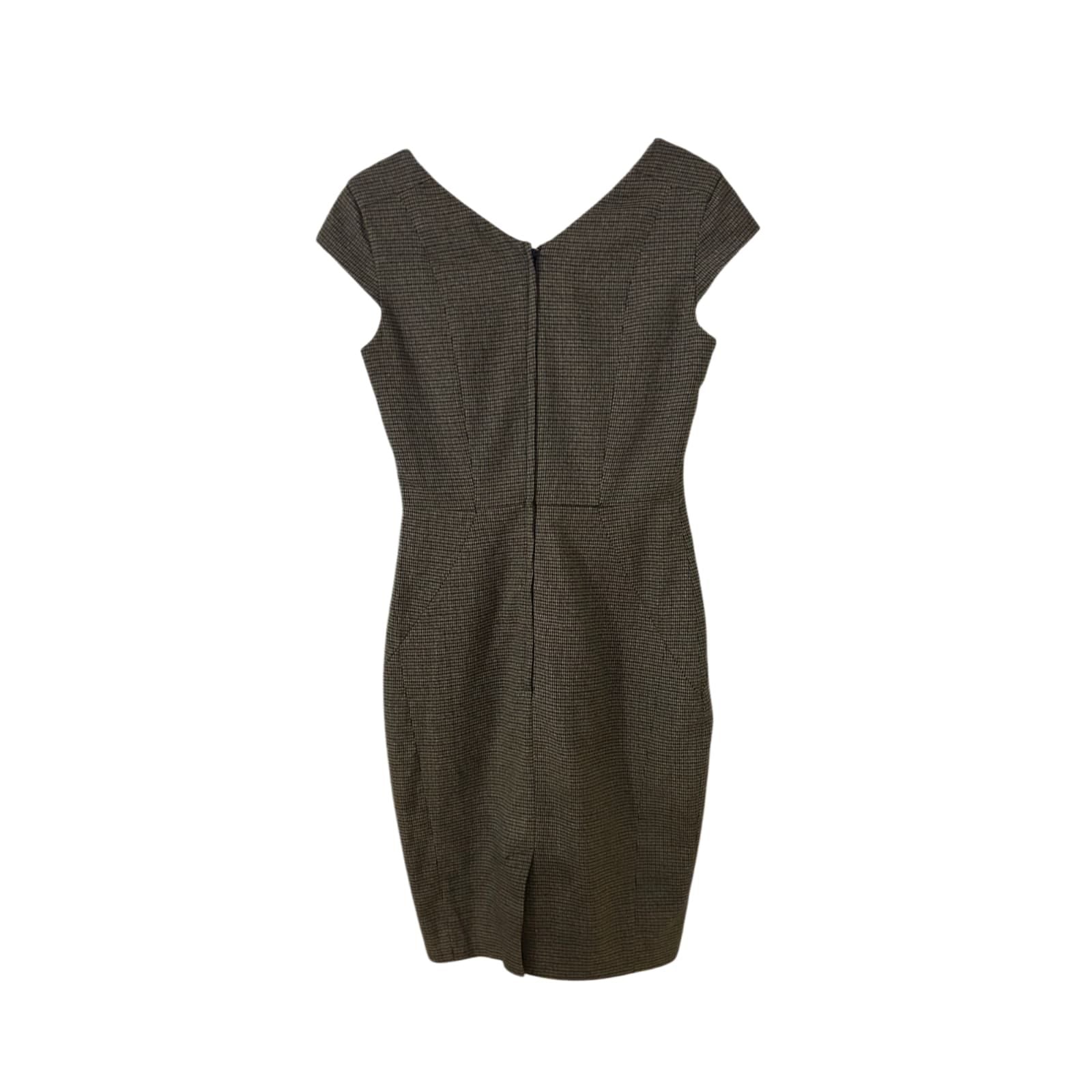 H&M Kleid Damen Dress Damenkleid Gr. 36 Etui Stretch Business Look Elegant Neu