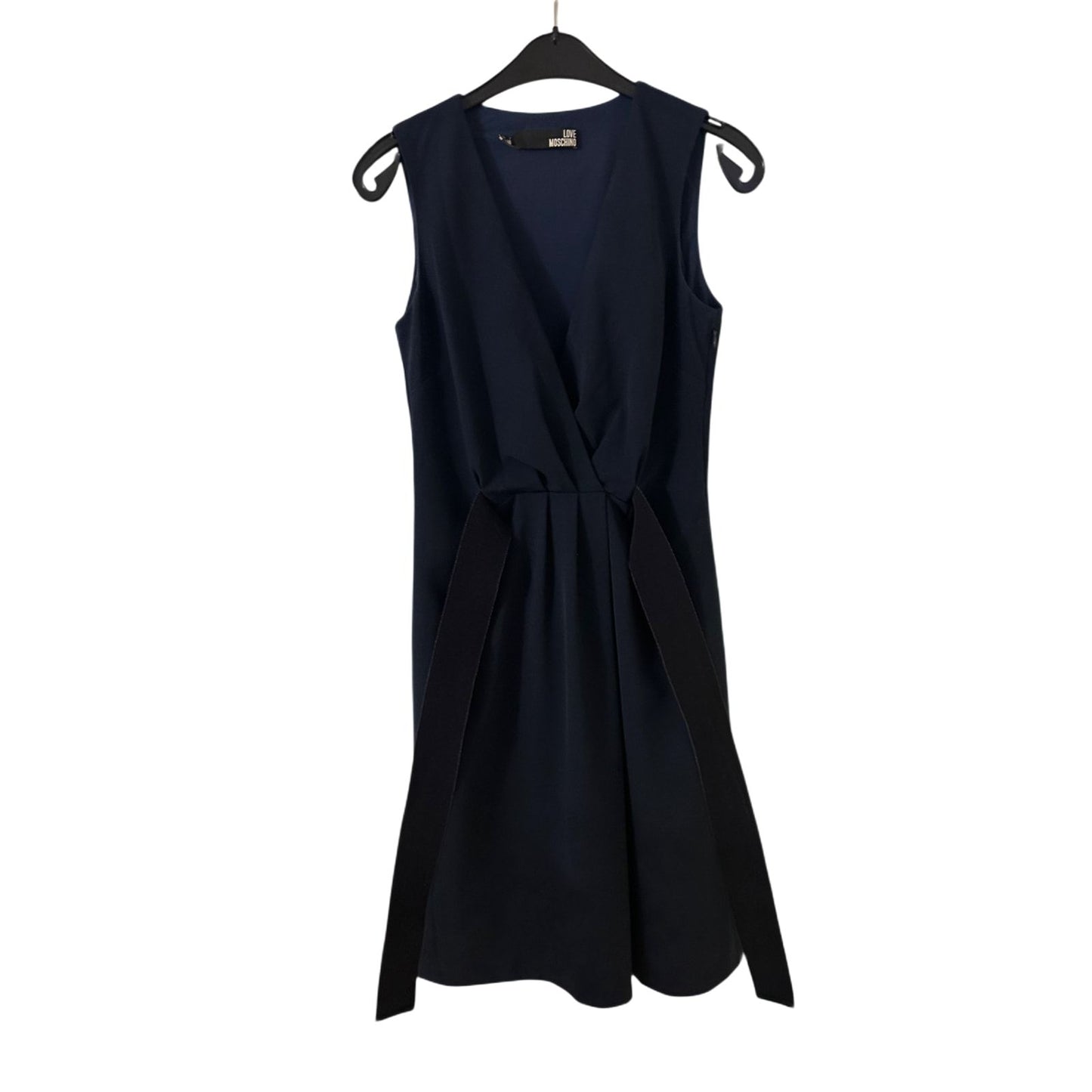 Love Moschino Kleid Damen Dress Damenkleid Gr. 36 Wickel Italienisch Elegant Neu