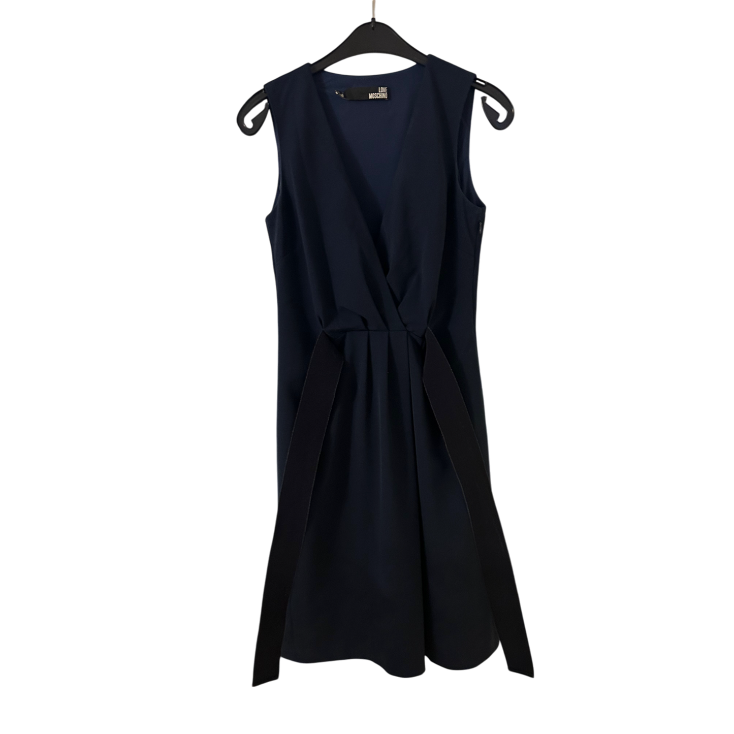 Love Moschino Kleid Damen Dress Damenkleid Gr. 36 Wickel Italienisch Elegant Neu