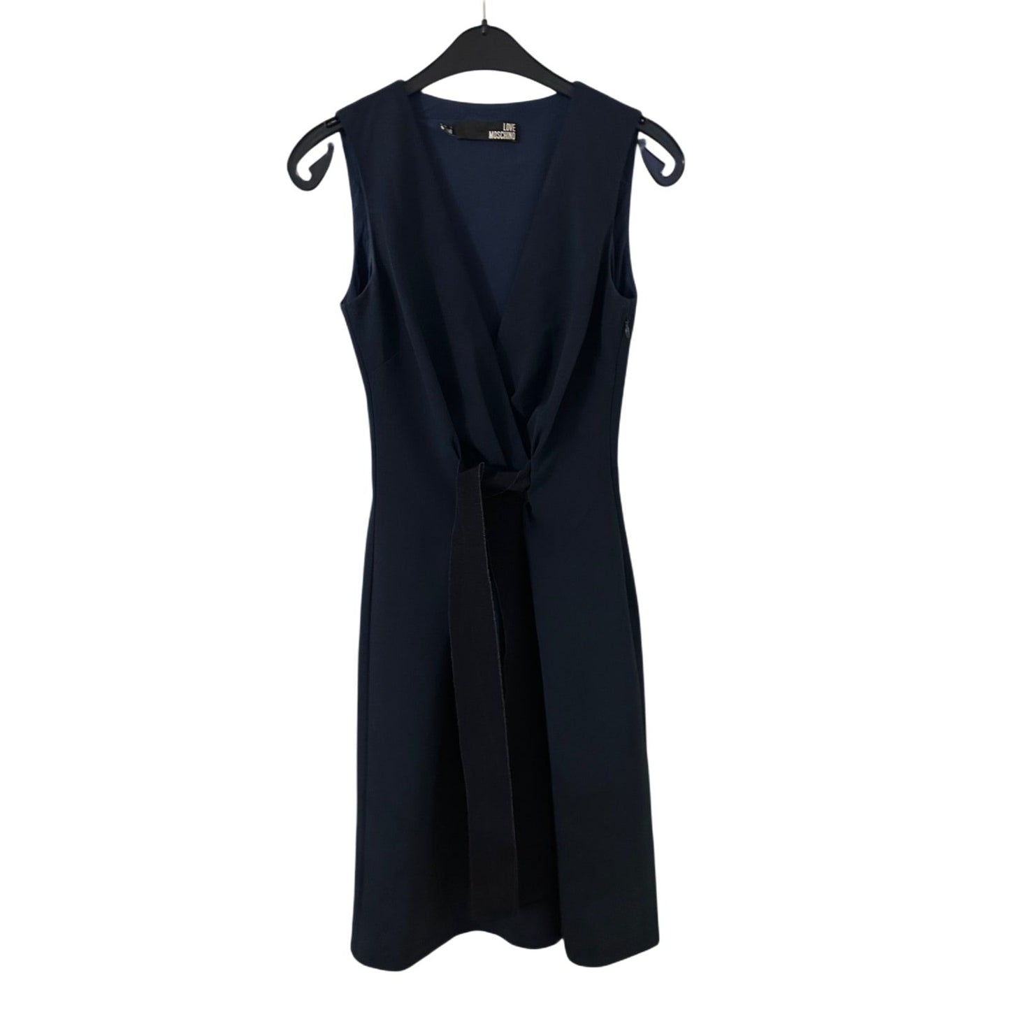 Love Moschino Kleid Damen Dress Damenkleid Gr. 36 Wickel Italienisch Elegant Neu