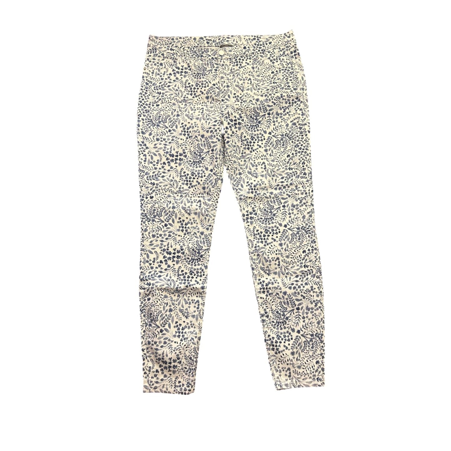 🌸 C&A Damen Hose | Gr. 46 | Baumwollmischung | Geblümt | Bequem 🌸