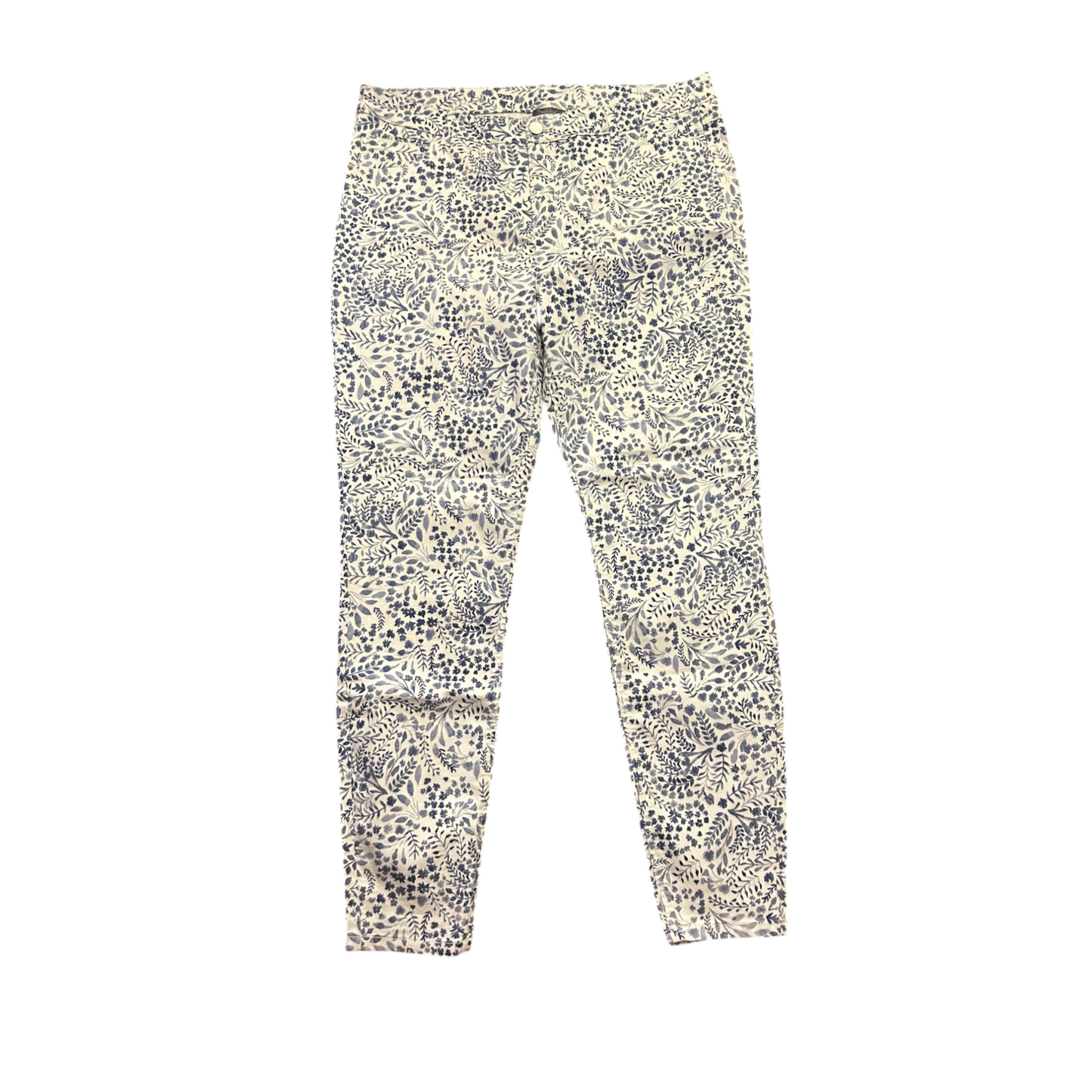 🌸 C&A Damen Hose | Gr. 46 | Baumwollmischung | Geblümt | Bequem 🌸