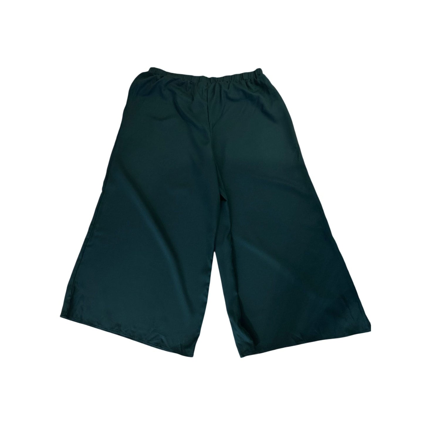 SHEIN Damen Culotte Hose | Gr. 3XL | Dunkelgrün | Bequem & Trendy