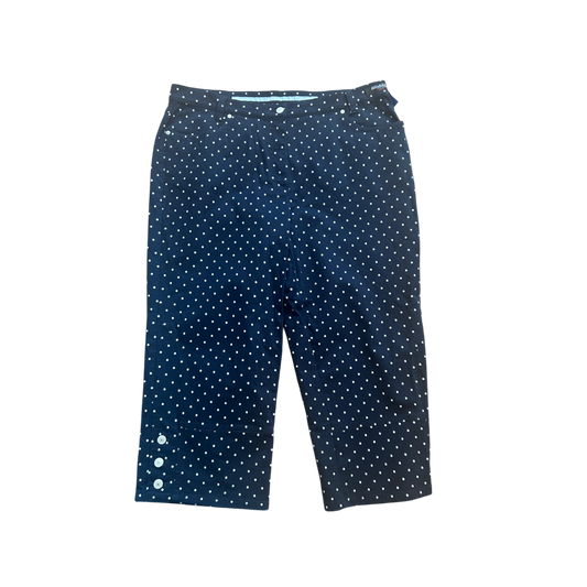 Michele Caprihose Gr. 48 | Pünktchenmuster | Baumwolle