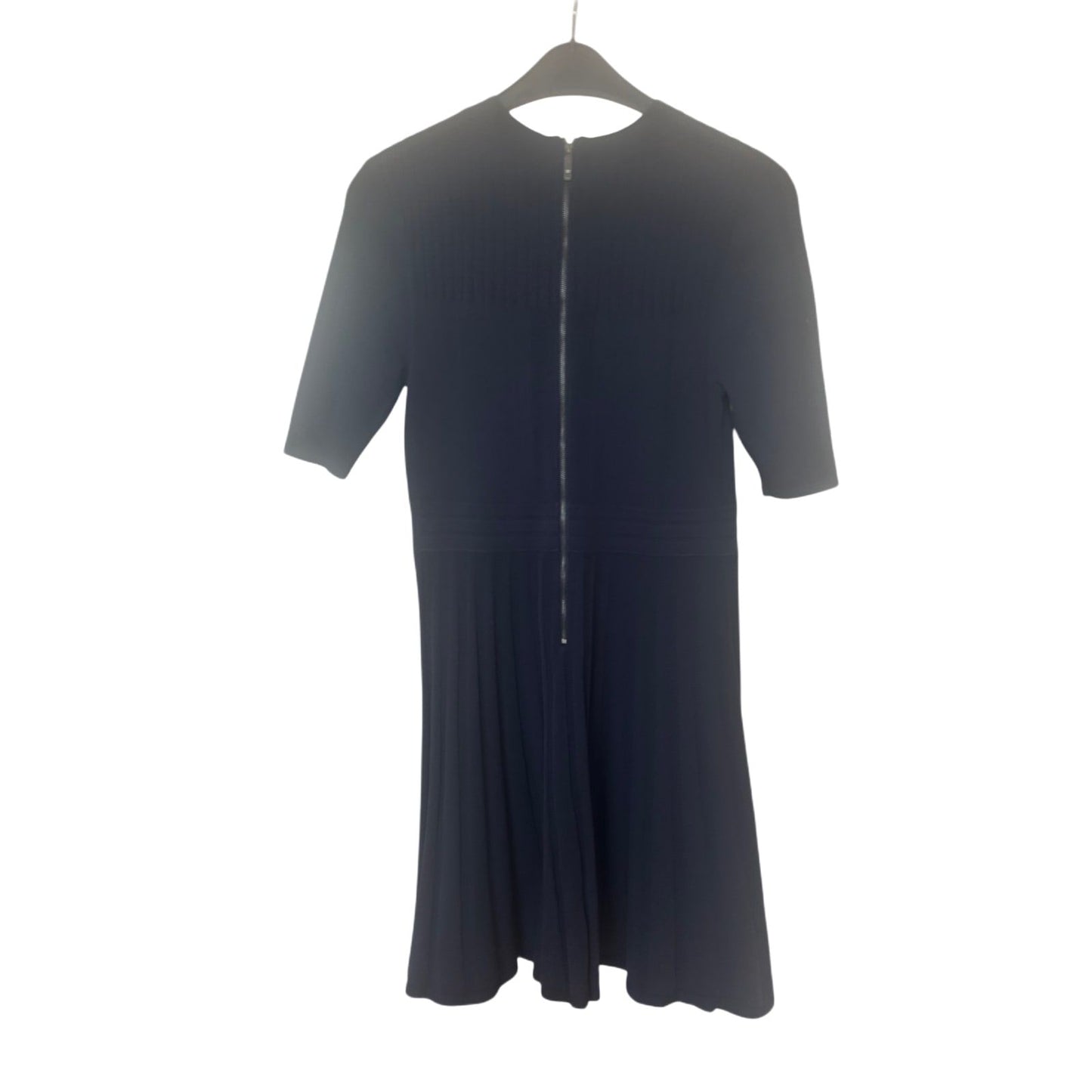 Ted Baker Kleid Damen Dress Damenkleid Gr. L Blau Faltenrock Elegant Sommer Neu