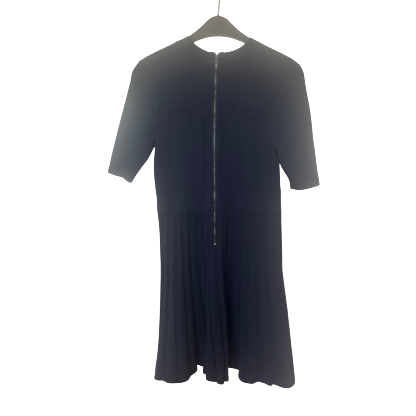 Ted Baker Kleid Damen Dress Damenkleid Gr. L Blau Faltenrock Elegant Sommer Neu