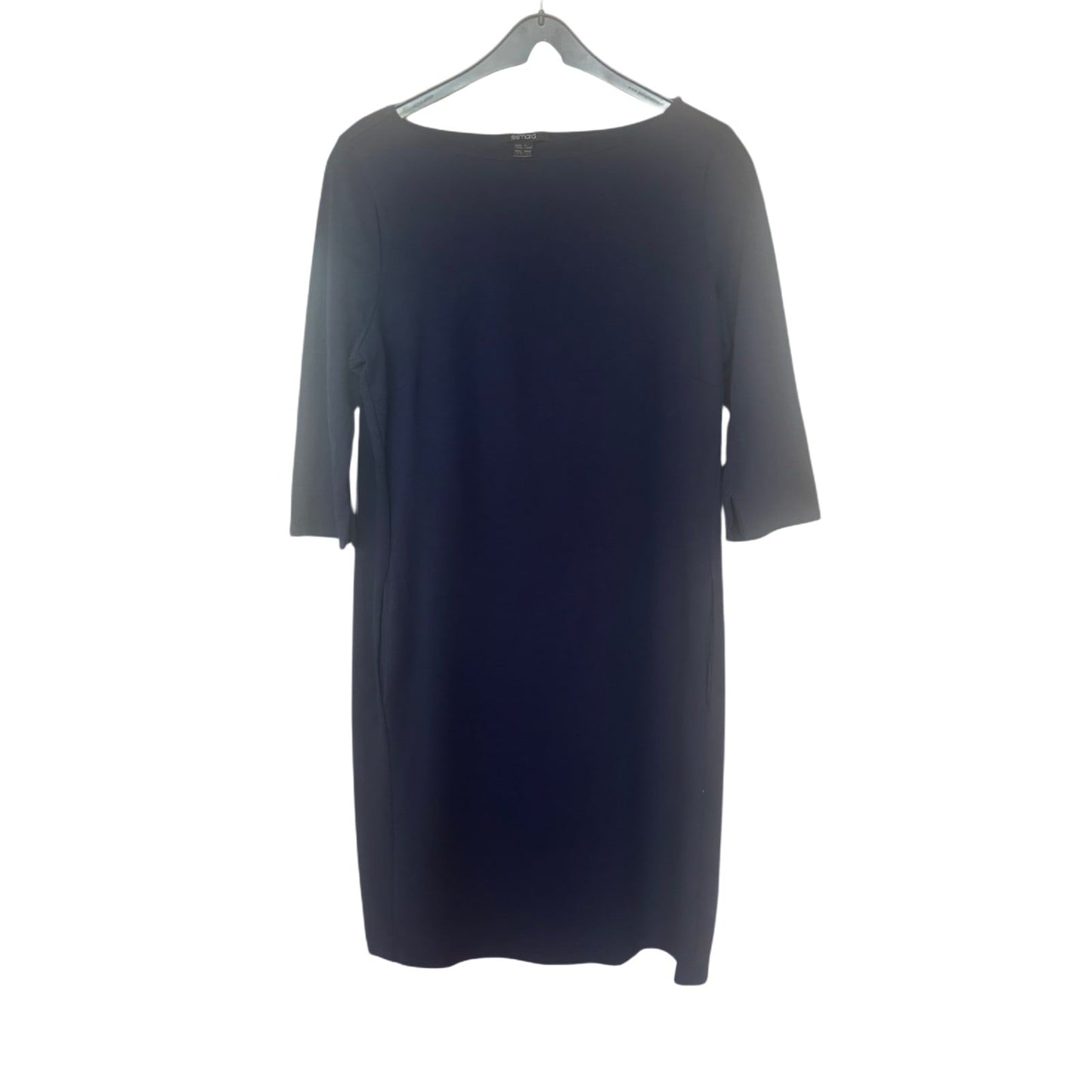 Esmara Kleid Damen Dress Damenkleid Gr. L Blau Bequem Stretch Elegant Look Neu