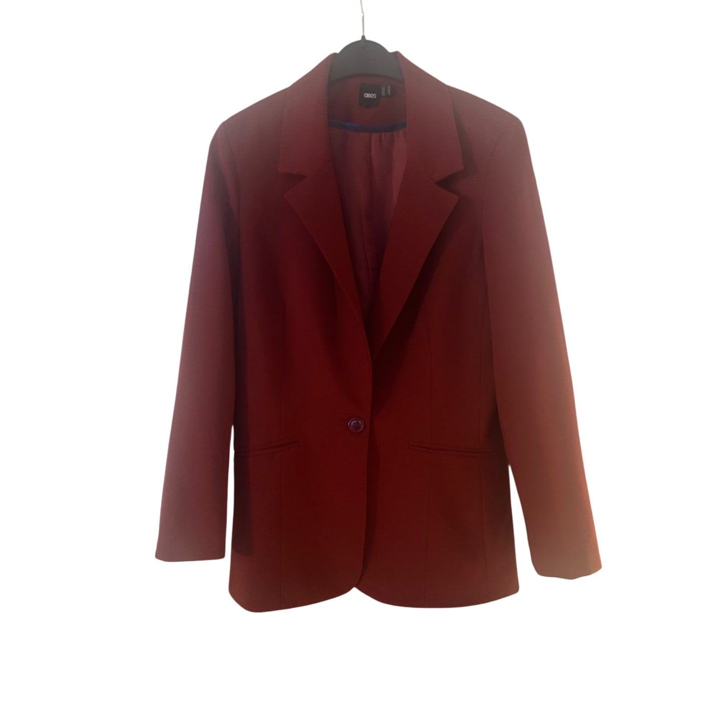 ❤️ ASOS Damen Blazer 38 – Rot, Elegant & Zeitlos
