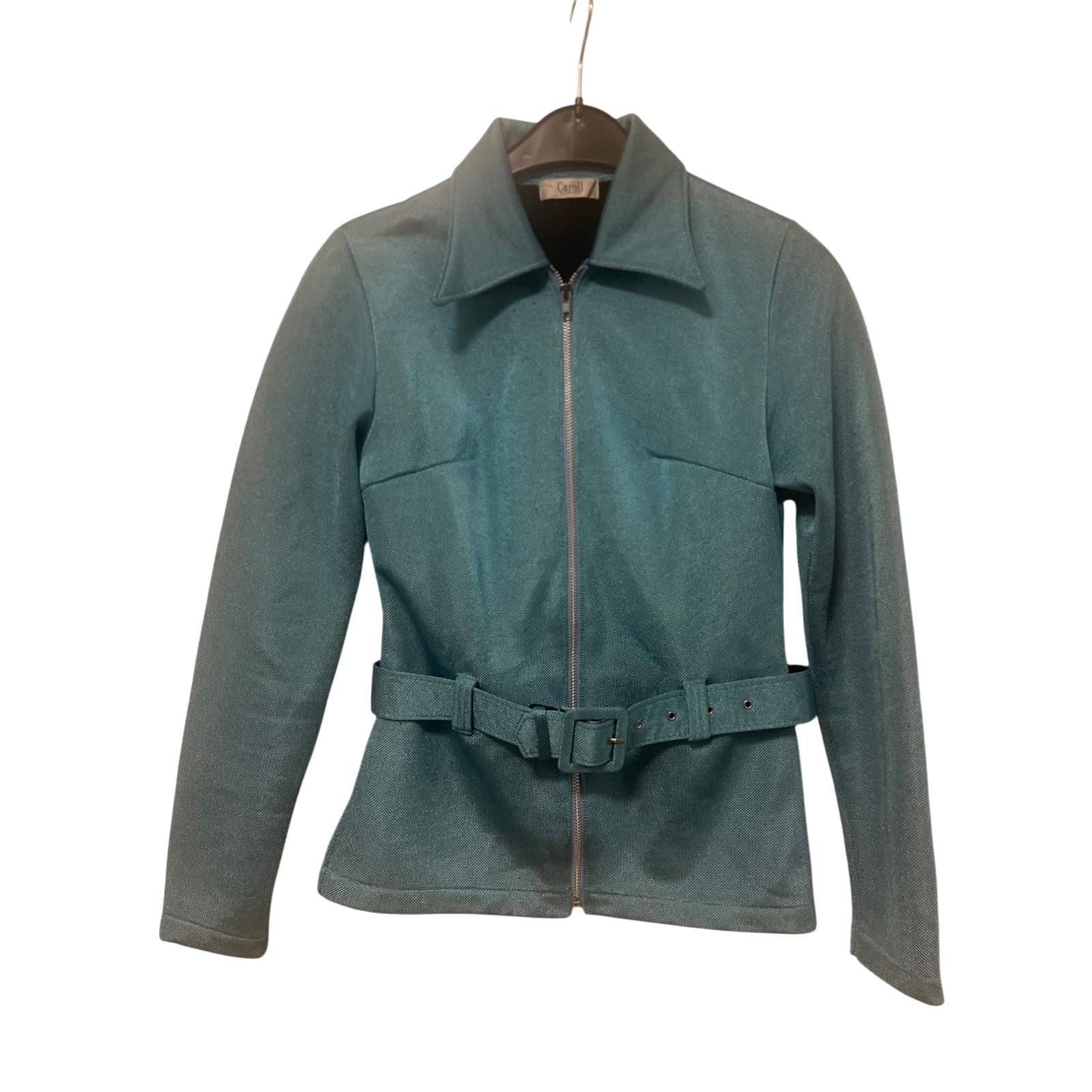 🪩 Vintage Damenjacke Caroll 38 – Petrol, Kult Klassiker