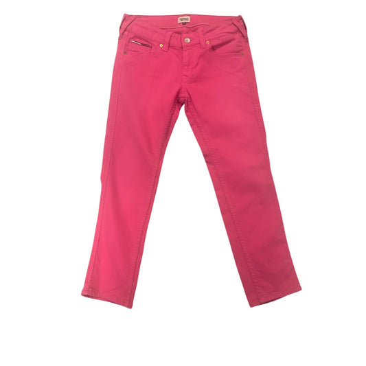 Tommy Hilfiger Damen Jeans | Gr. 28 (36) | Pink | 3/4 Länge