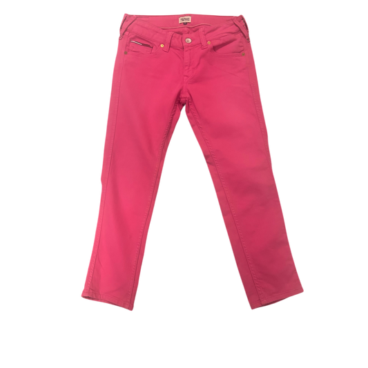 Tommy Hilfiger Damen Jeans | Gr. 28 (36) | Pink | 3/4 Länge