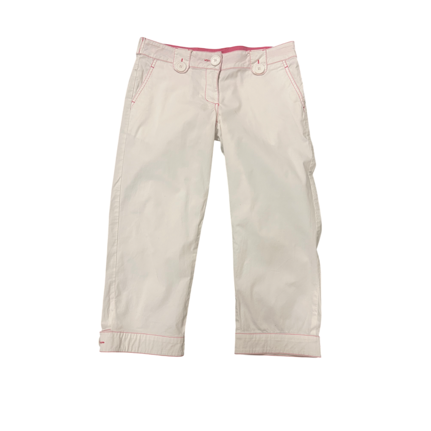 Amisu Damen Hose | Gr. 36 | Weiß | 96% Baumwolle | Casual Chic