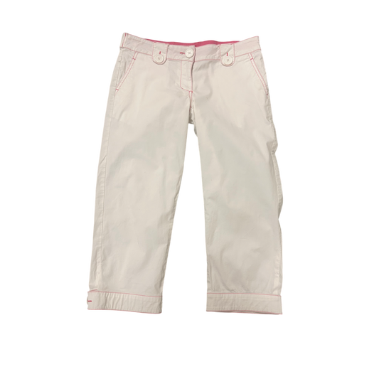 Amisu Damen Hose | Gr. 36 | Weiß | 96% Baumwolle | Casual Chic